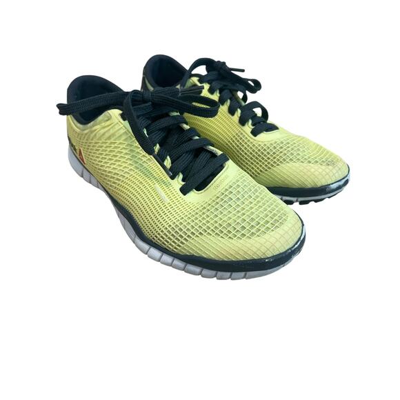 REEBOK Zquick TR Punch Women`s Size 8 - Yellow Running Shoes - Picture 1 of 8
